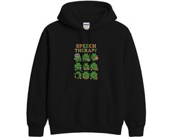Logopedist Hoodie – SPEECH THERAPY – Speelse Outfit – Unisex Hoodie voor Dames & Heren – Origineel Cadeau