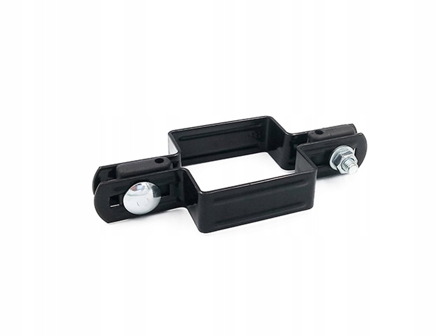 Tussentijdse klem 50x50mm zwart RAL 9005 voor tuinpanelen