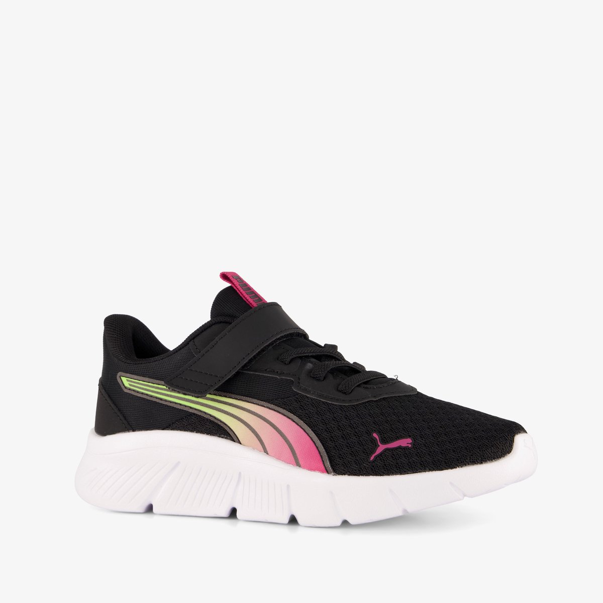 Puma FlexFocus Modern Blaze Fade meisjes sneakers – Uitneembare zool Zwart