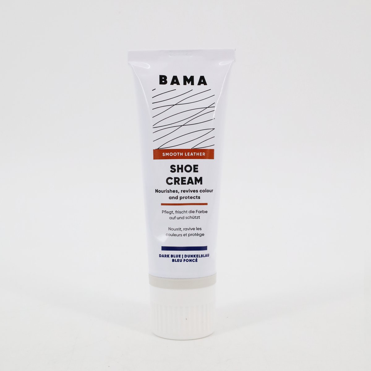 Bama Shoe cream tube Donkerblauw - 75ml - schoencreme donkerblauw