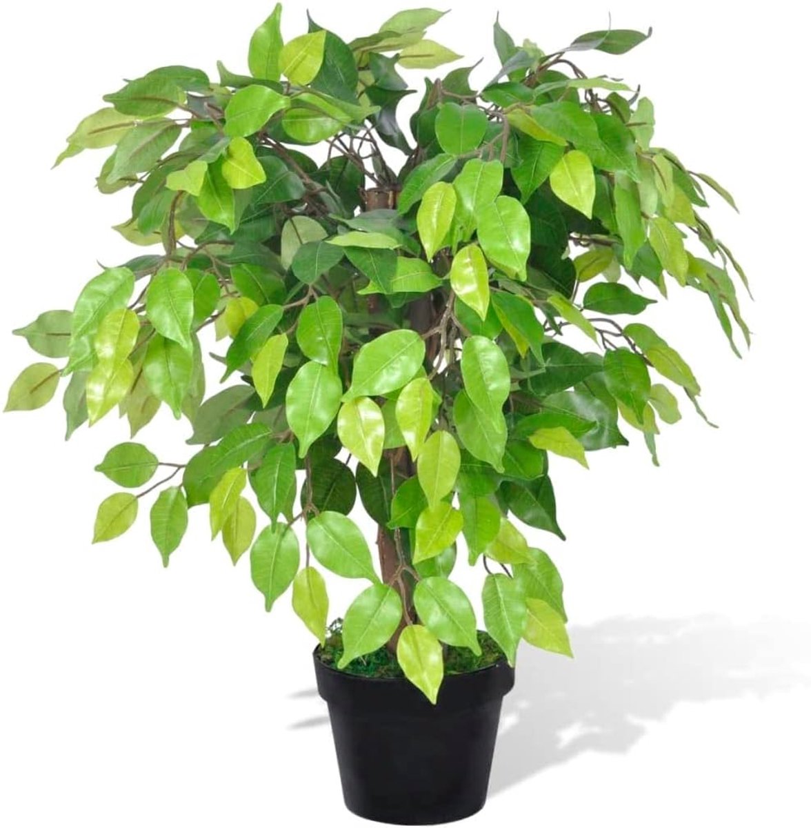 Kunstpalm, kunststof, met pot, 60 cm