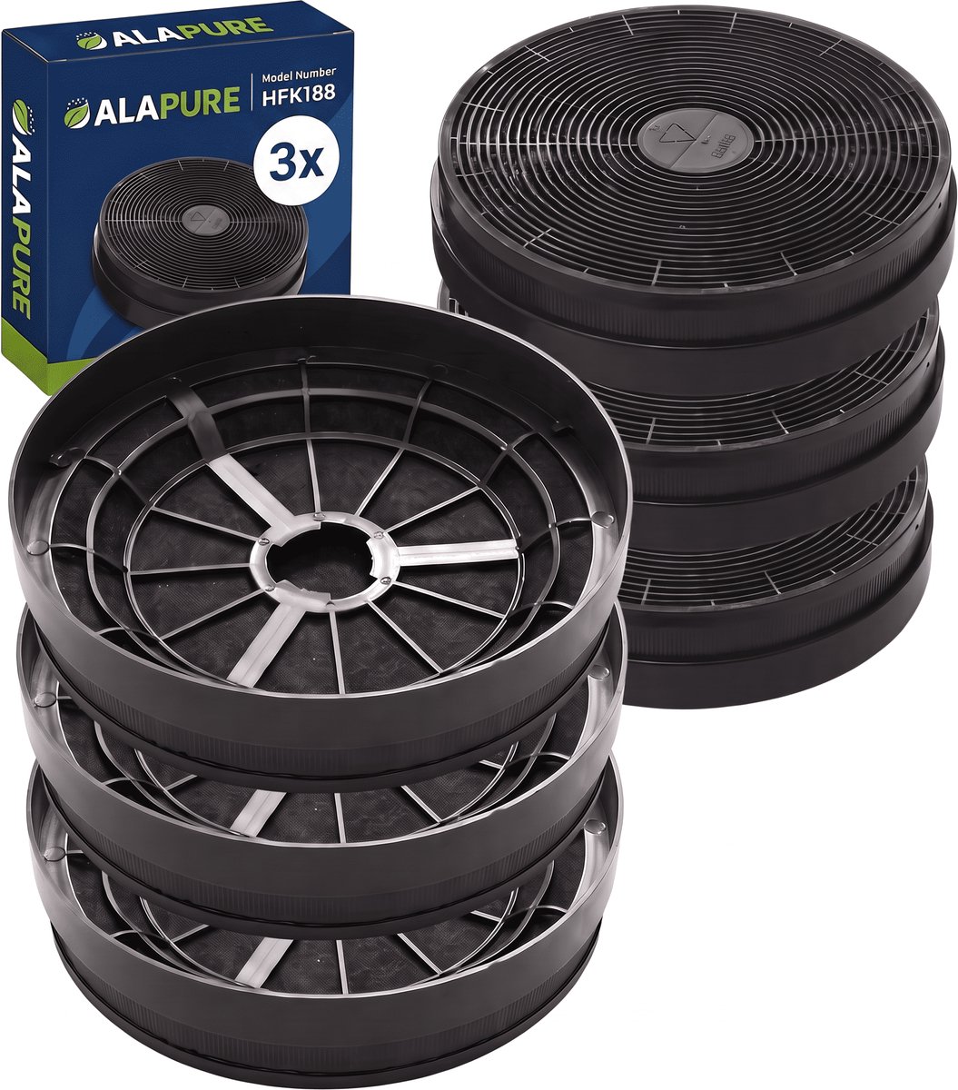 3x Koolstoffilter voor Eico 6270