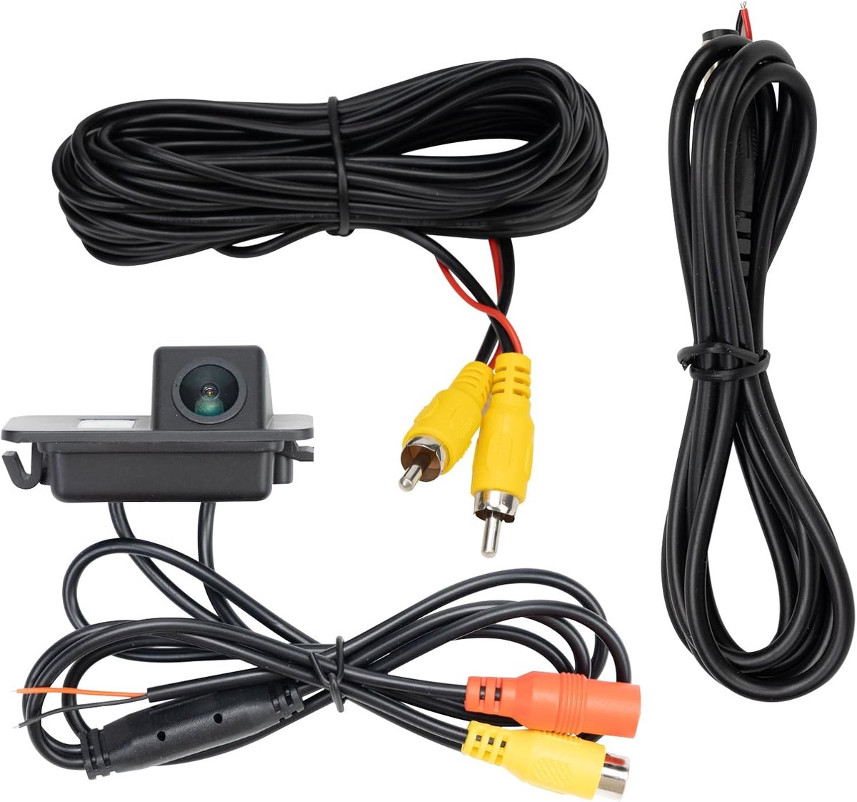 SnelShoppen - Achteruitrijcamera in Kentekenverlichting, Parkeersensor voor Mondeo Focus Kuga S-Max, Trunk Camera, Waterdichte Achteruitkijkcamera