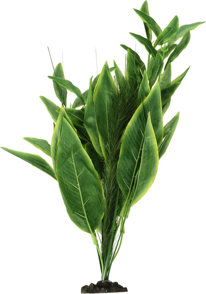Natuurlijke Dracena Zijde Plant, Groot, 33 x 35,5 cm, Groen