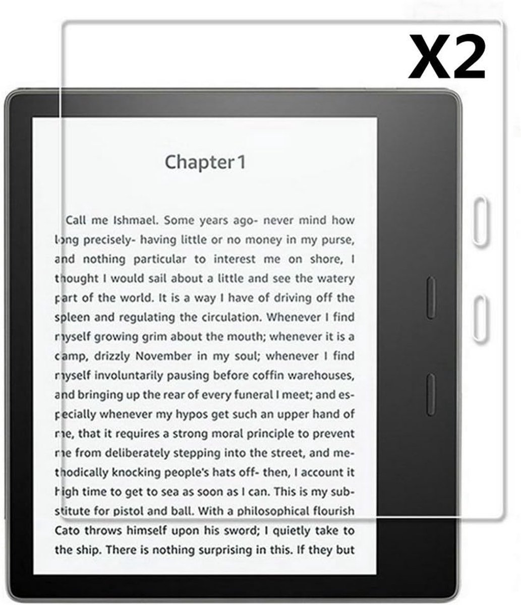 2 Stuks Gehard Glas Beschermfolie Schermen voor Kindle Oasis 2019 10th/2017 9th Kindle Oasis 2019 10th/2017 9th