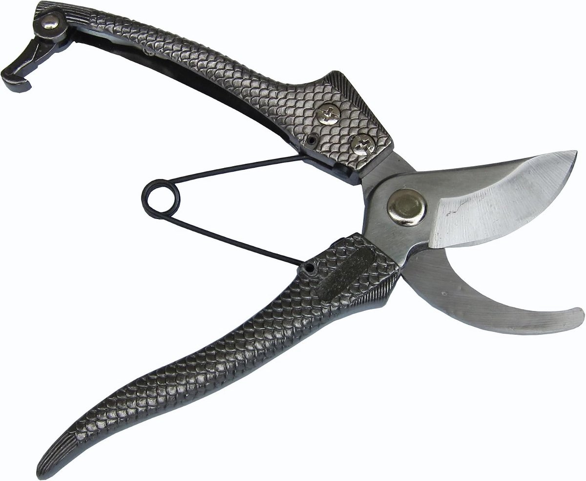 Professionele snoeischaar 8-Inch, Heavy Duty Secateurs Bypass Pruner met veiligheidsslot, Zink legering geschaalde Massage Handvat, Hoge Qaulity Hand Pruner