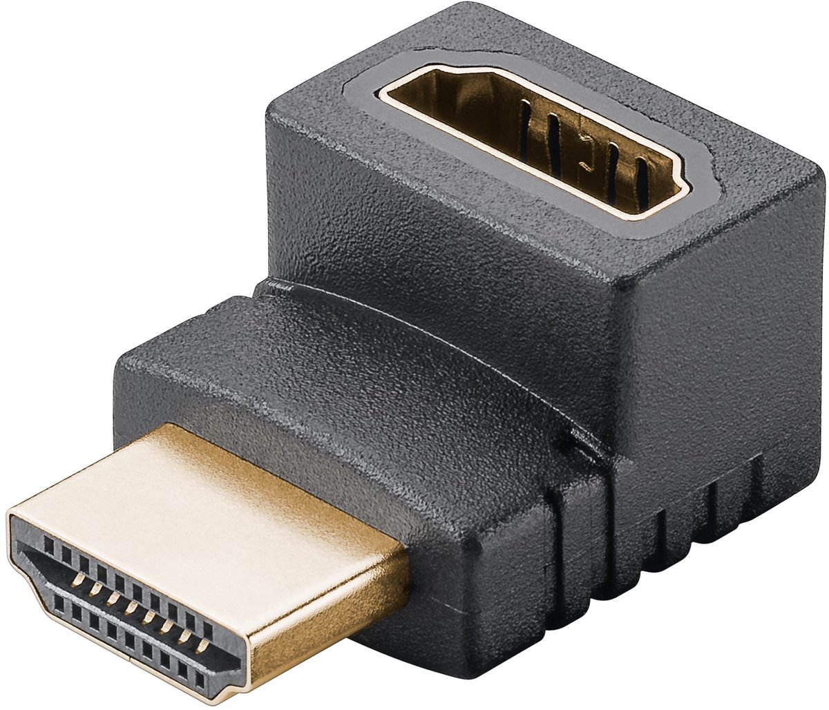 Image of Goobay HDMI-hoekadapter, 8K/60 Hz, 48 Gbit/s, 90° haaks