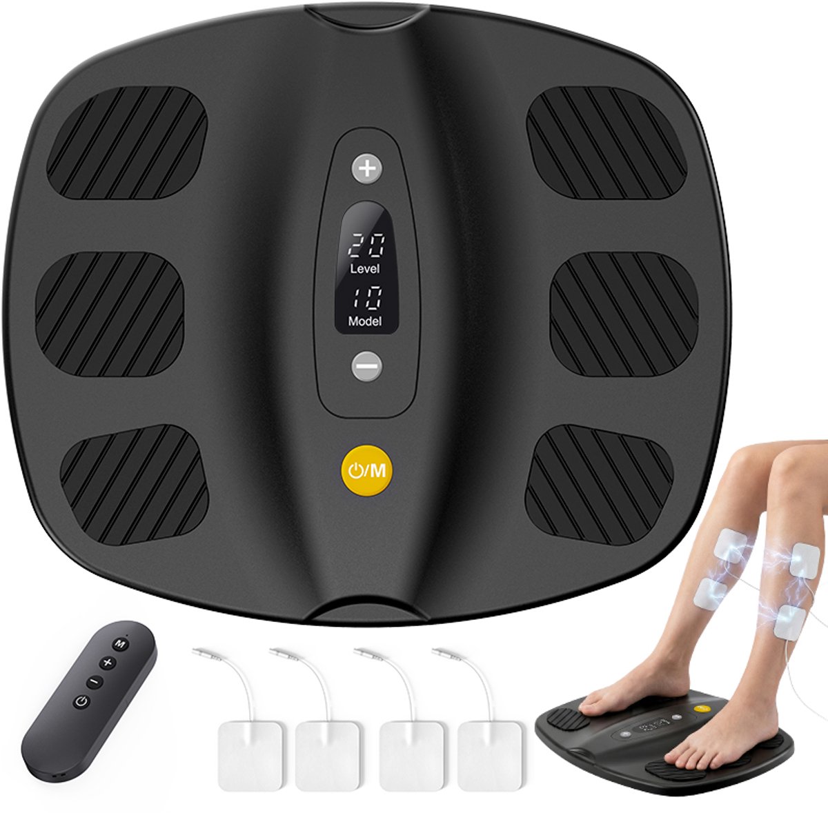 Voetmassageapparaat - Geschikt voor Revitive - EMS en TENS - Met afstandsbediening