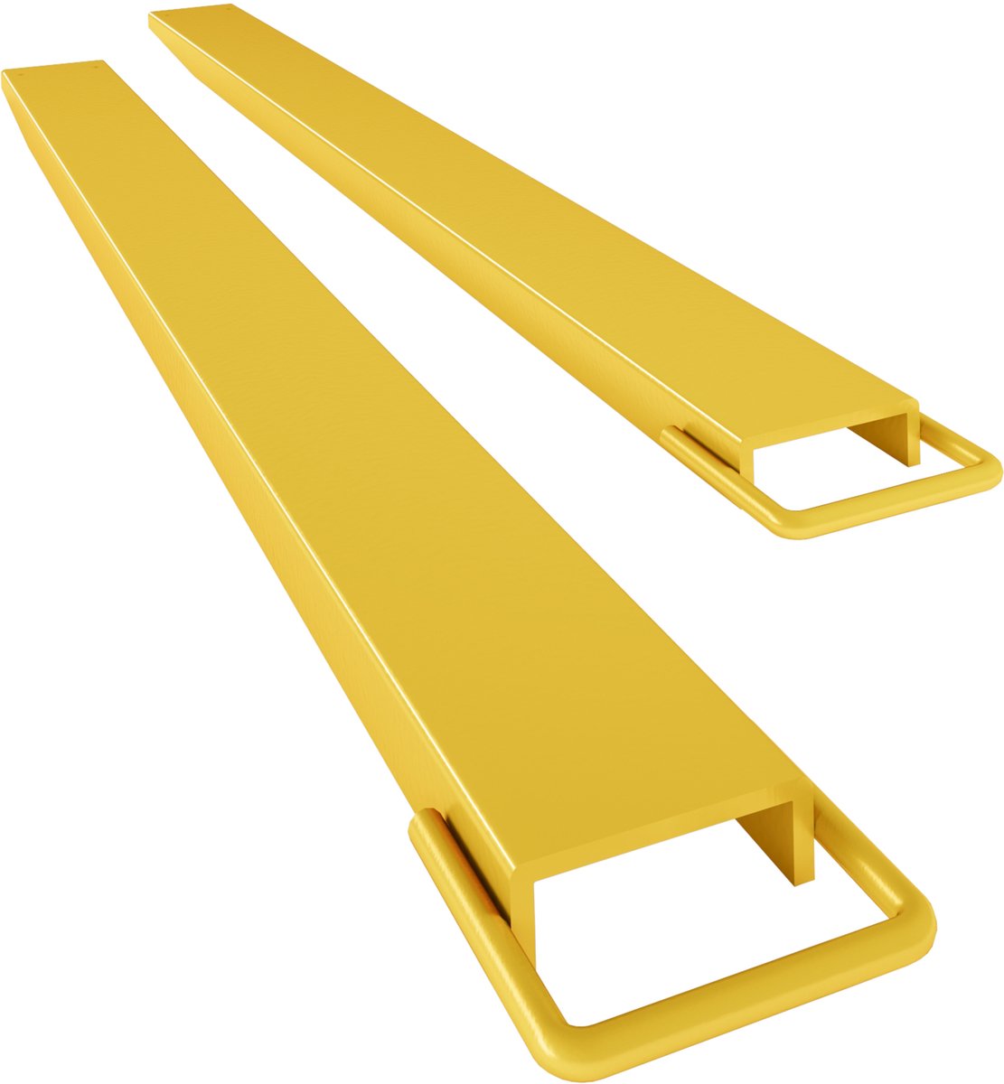 HoerFuriy - Vorkverlengers voor Vorkheftruck - Stalen Palletvork Uitbreiding, Geschikt voor 11-12,7cm Vorken - 2086kg Draagvermogen - Voor Magazijn en Bouwplaats - Lengte 183 cm