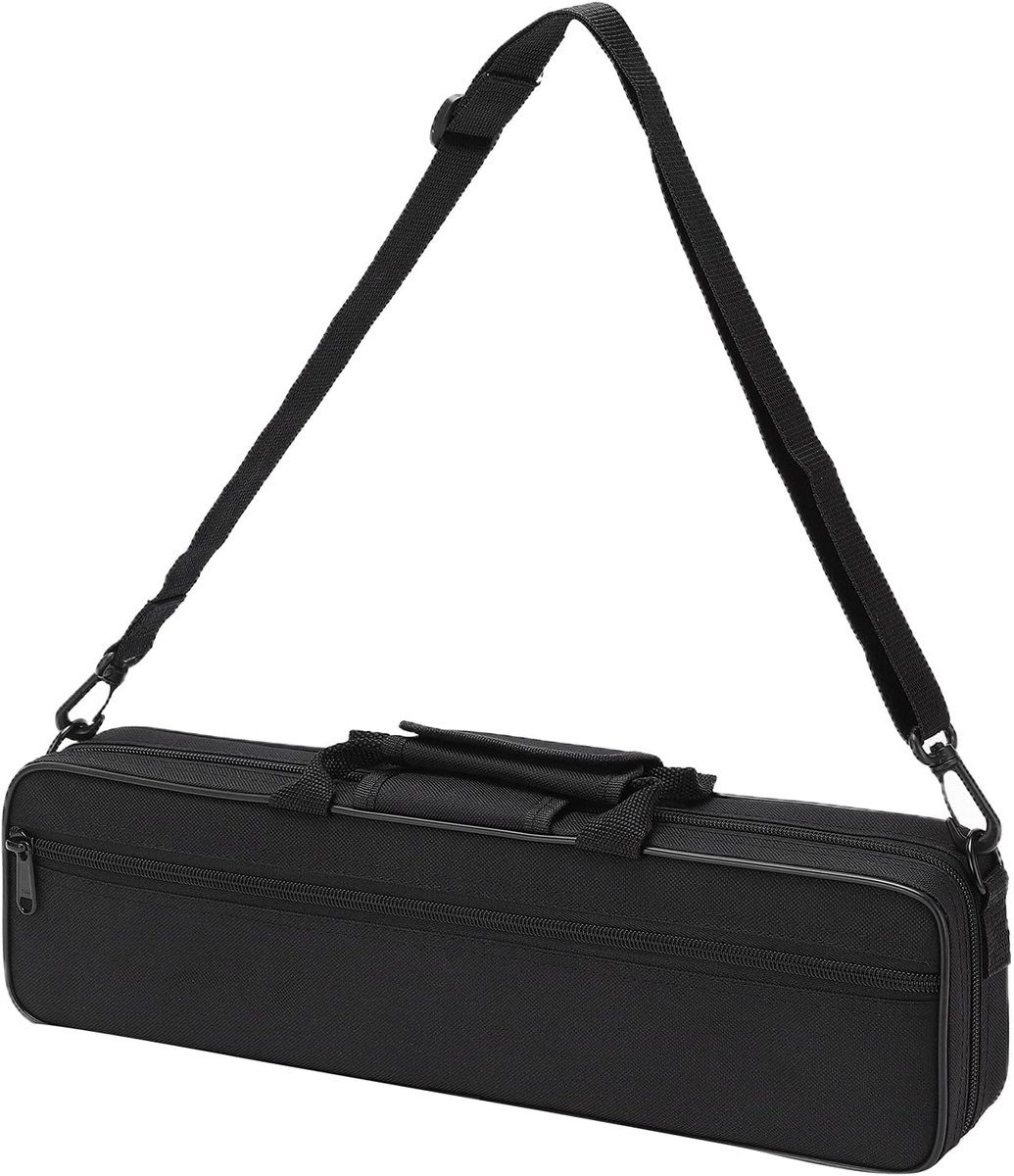 Fluit Case Draagtas, Flute Lichtgewicht Case Cover met Verstelbare Schouderriem en Buitenvak Draagbare Draagtas voor - ShopVlot