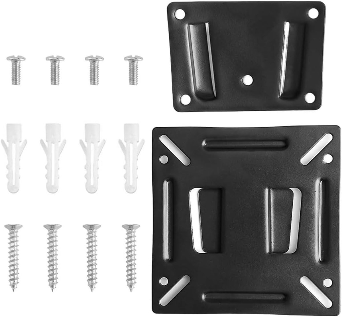 TV-muurbevestiging 12-27 inch - ultra slank - VESA 75x75mm en 100x100mm - ideaal voor caravan en camper - ShopVlot