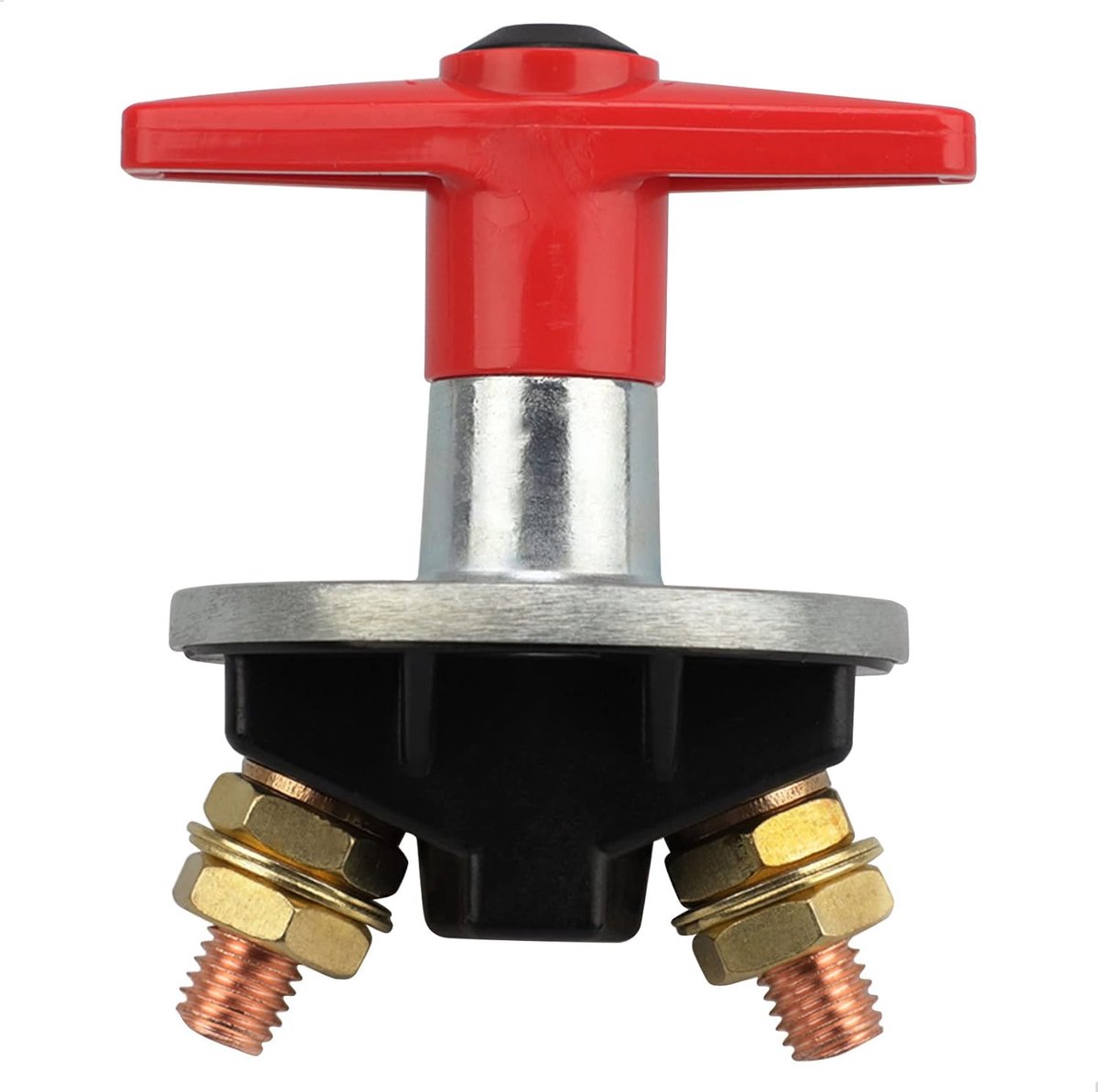 Accu afkoppel schakelaar 200A - waterdichte knop - 12V-60V - ideaal voor boot en auto - ShopVlot