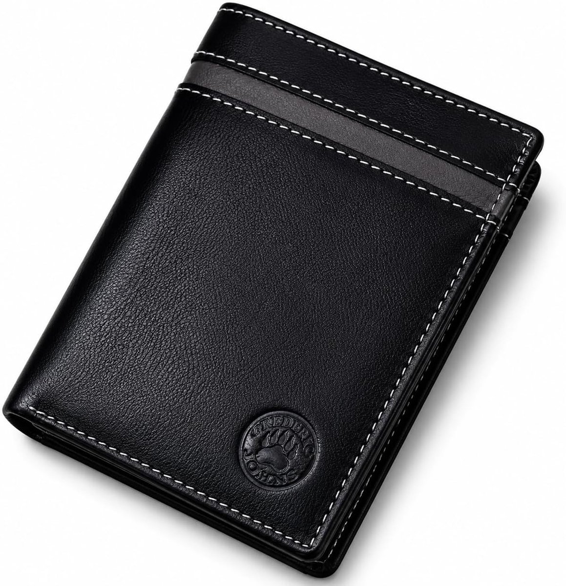 Frédéric&Johns Leather Wallet RFID Wallet Leather Small Wallet Genuine Leather Model Gold - ShopVlot
