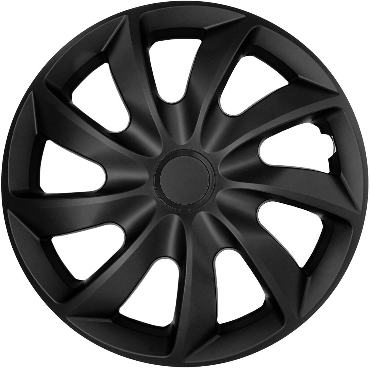 Universele wieldoppen 17'' NRM Quad, mat zwart, 4 stuks