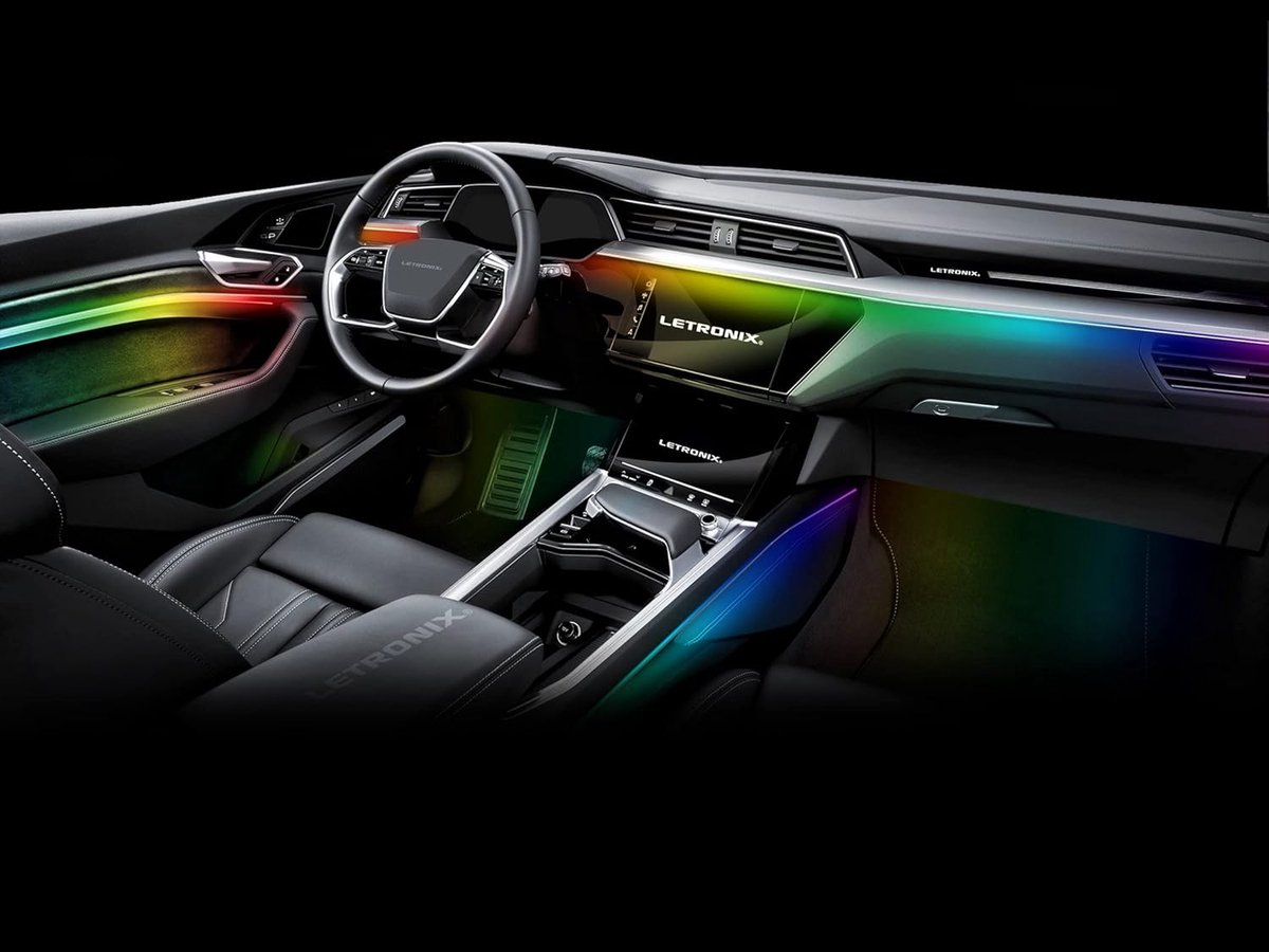 LED Ambient Verlichting Dashboard + 2 Deuren - Rode LED Strips - Stijlvolle Sfeer - Perfect voor Auto - ShopVlot