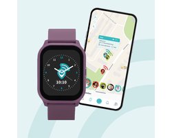 One2track Connect YOU Paars | GPS horloge voor kinderen | Videobel in HD, voeg vriendjes toe en zie altijd waar je kind is met de leukste smartwatch voor kinderen