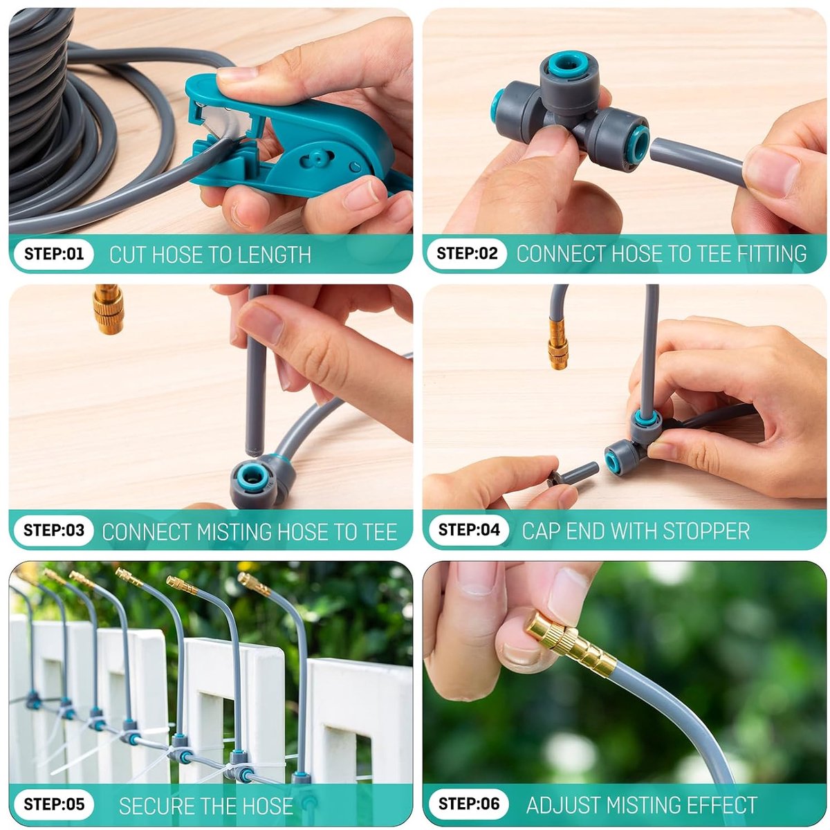 360° Automatic Garden Irrigation System, Drip Irrigation with Precise Flow Control, Sprinkler System, Greenhouse - ShopVlot
