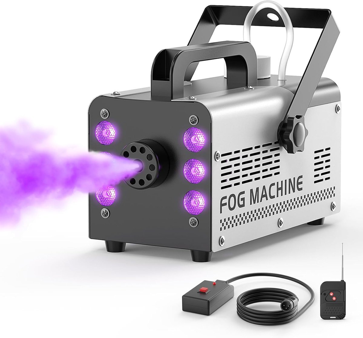 1000W RGB rookmachine met draadloze afstandsbediening, hangend, rookmachine