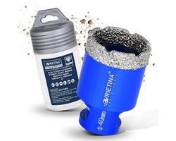 Diamond Tile Drill Bit 40 mm M14 Diamond Drill Bit Glass Drill Wet Dry Tile Drill Bit for Angle Grinder Diamond Drill - ShopVlot