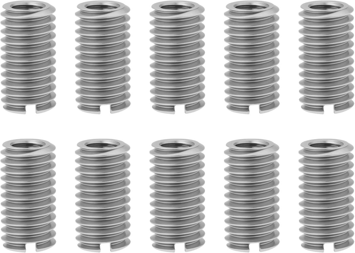 M8x1.25 naar M5x0.5 Draadadapter - 10 stuks - Rood - Ideaal voor elektronica - ShopVlot