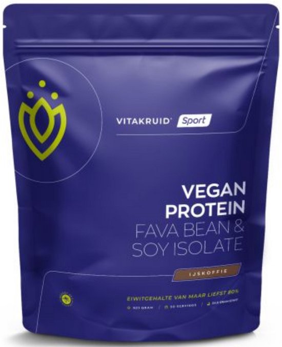Vitakruid Vegan Protein EverPro & Fava IJskoffie - 921 gr van Merkloos — afbeelding 5