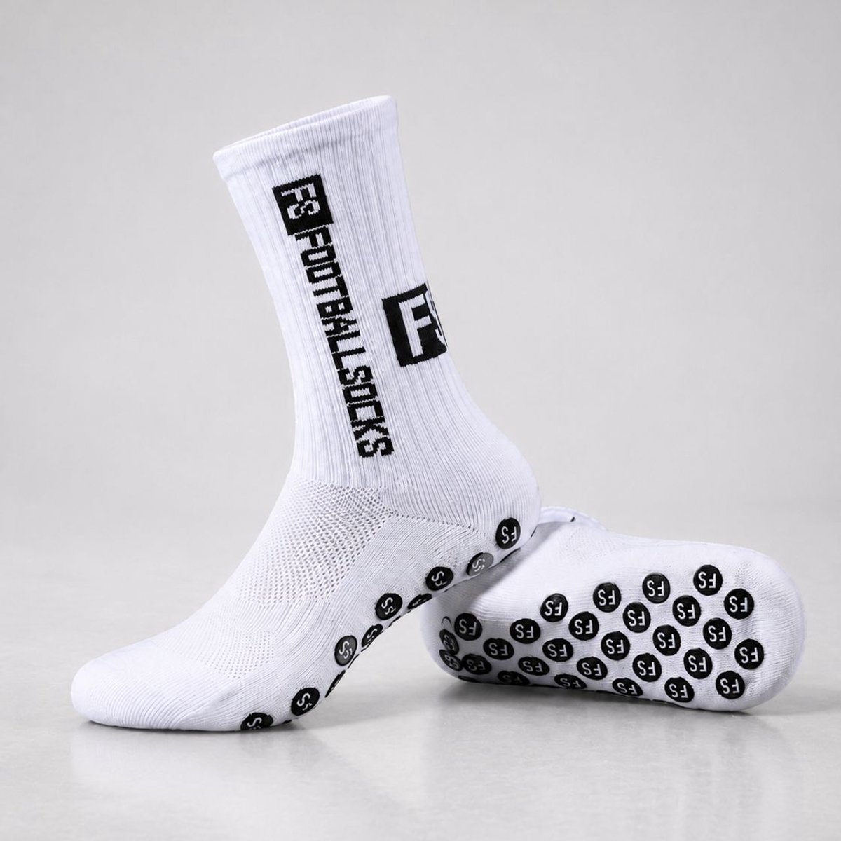 5-pack - 5 Paar - Gripsokken Voetbal Wit Sportsokken Anti-Blaren (Maat 38-43) — cadeau in Sport & Outdoor - foto 7