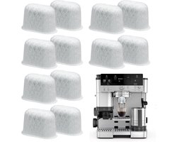 Koffiefilters voor Ninja Luxe Cafe, 12-pack geactiveerde koolstofwaterfilter voor Ninja koffiemachine accessoires, compatibel met Ninja Luxe Café Premier Espressomachine ES601UK & Pro Series ES701UK