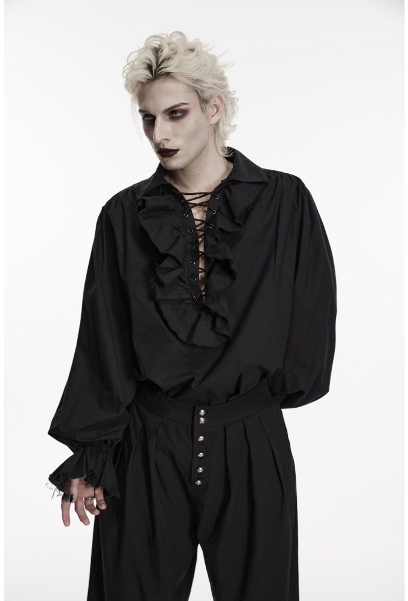 Punk Rave - Orthodox Goth Overhemd - L/XL - Zwart