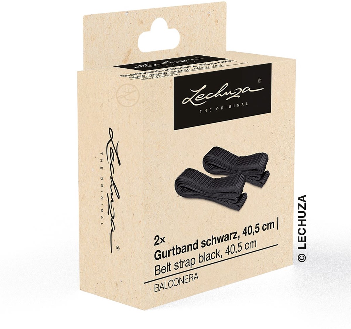 LECHUZA Onderdeel 2 Gordelbanden Zwart 40,5 cm