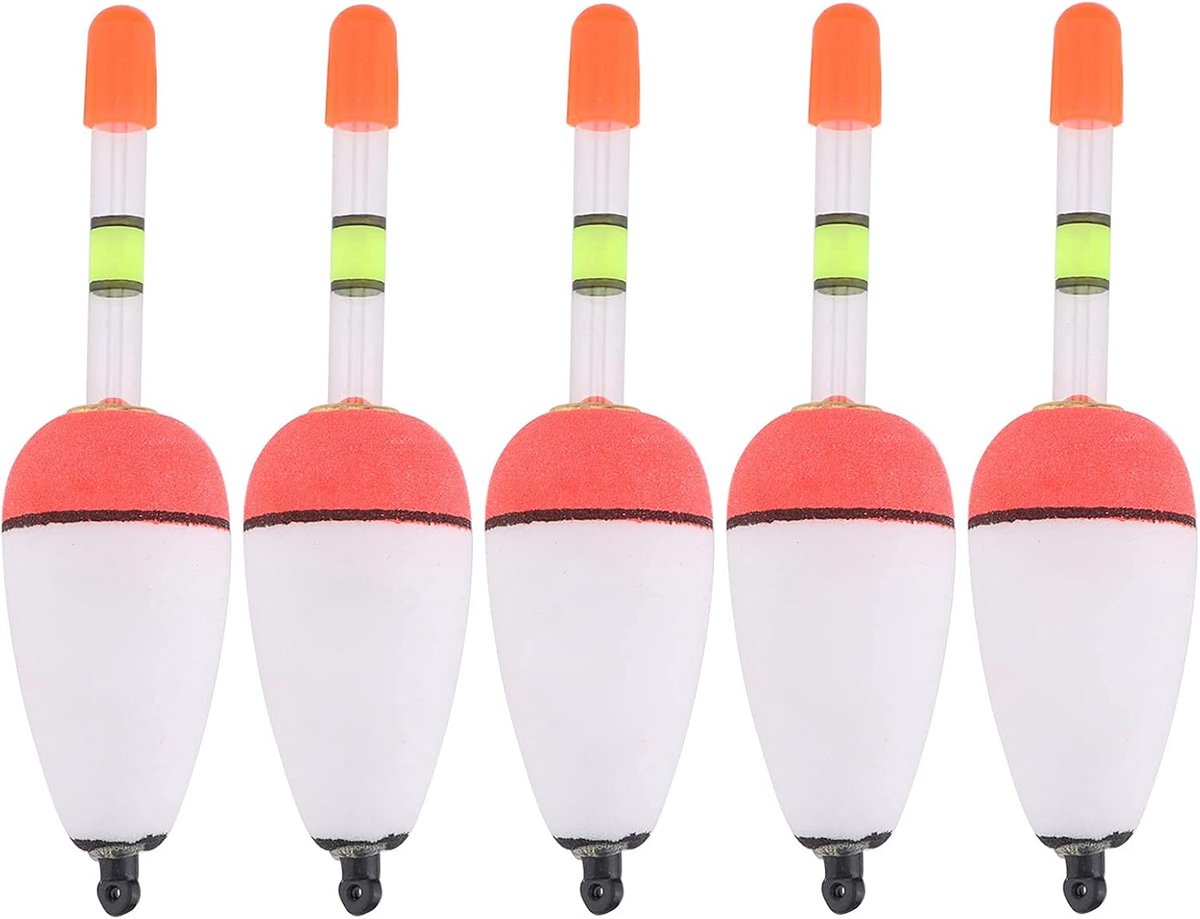 5 Stks Visdobbers Drift Float voor Lange Afstand - 10g Vissen Bobbers voor Drifting en Opknoping - Visaccessoires voor Zee- en Zoetwatervissen