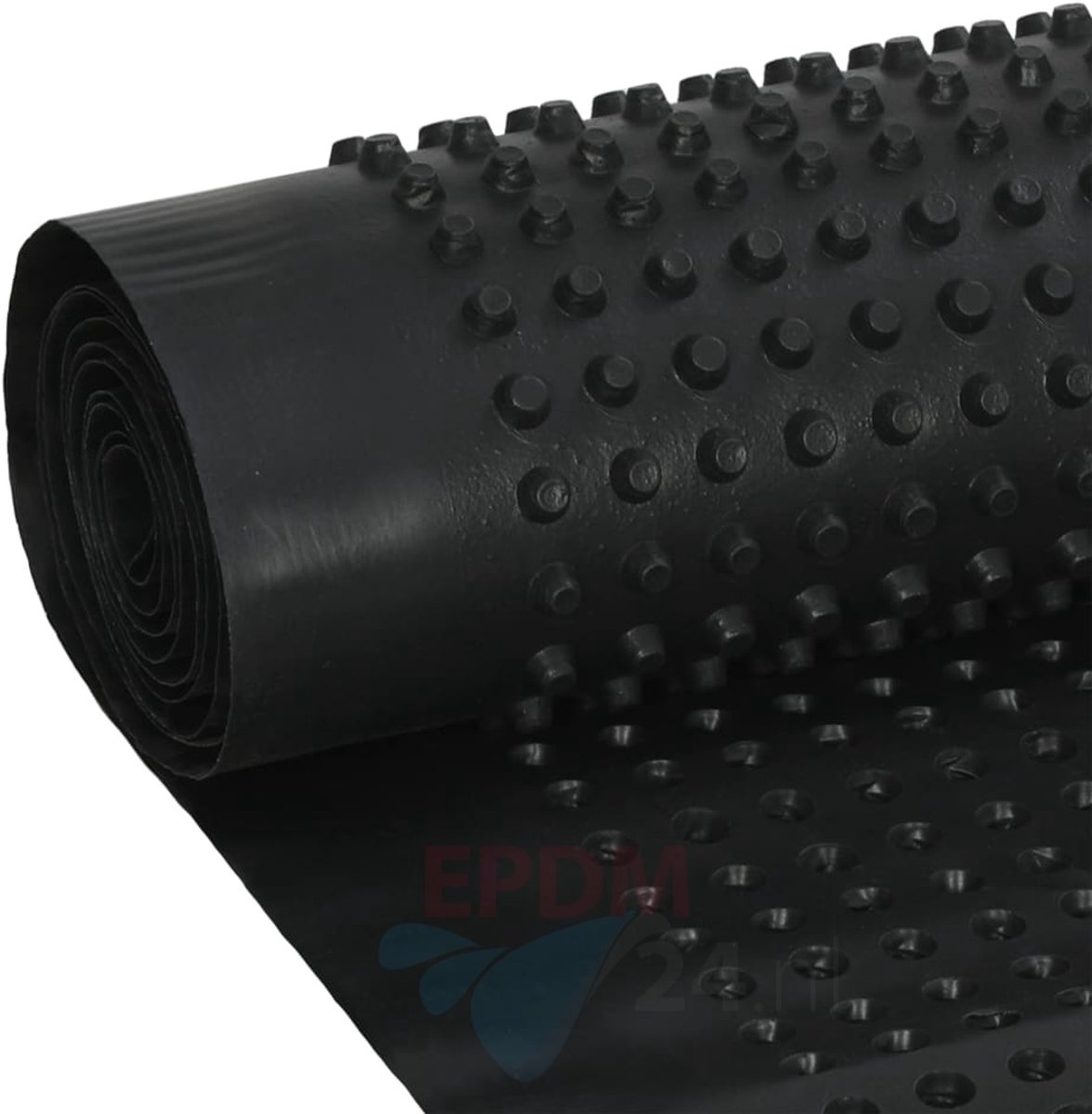 Noppenfolie zwart 1 x 20 meter