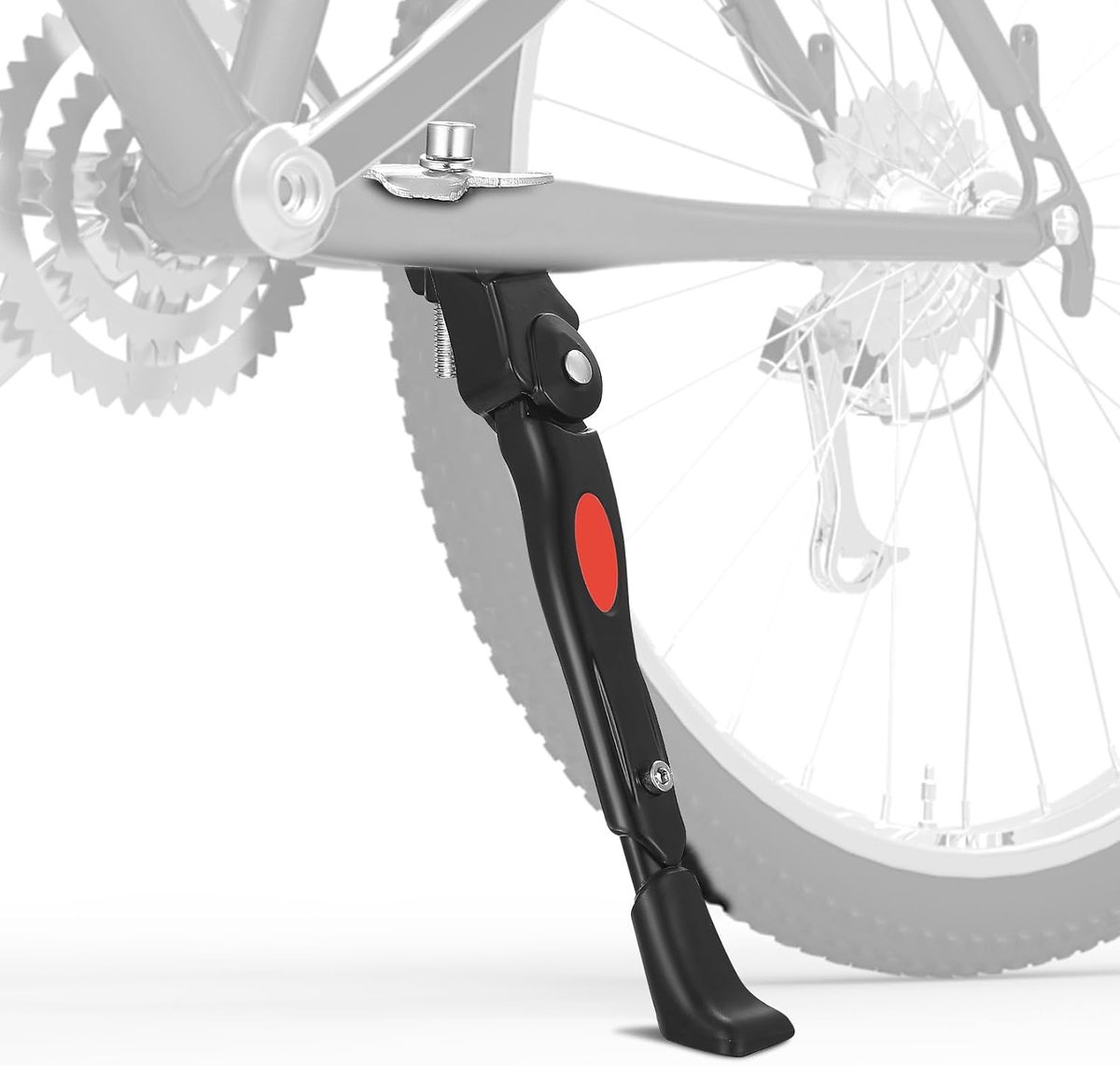 Fietsstandaard voor 20 inch / 26 inch, universele fietsstandaard, verstelbare zijstandaard, in hoogte verstelbare fietsstandaard, middenstandaard voor mountainbike, e-bike, racefiets