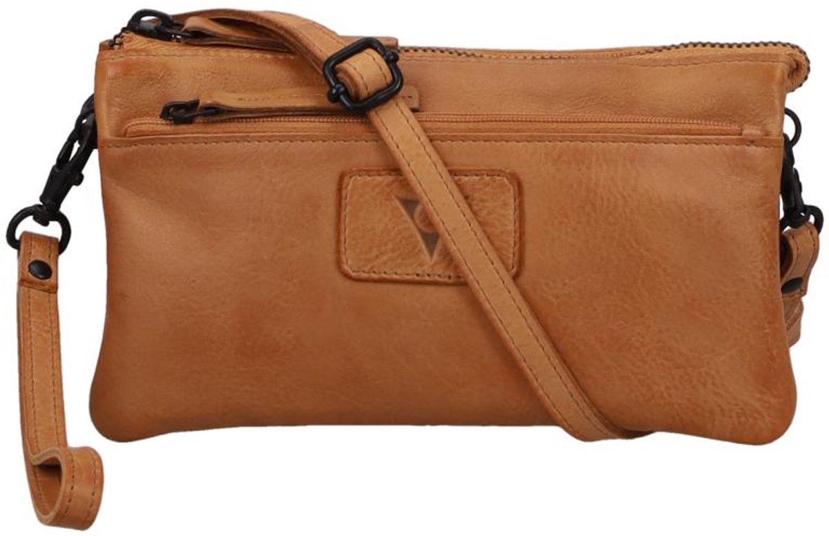 Van Os Tampa Crossbodytas Kleine Dames - Leer - Bruin