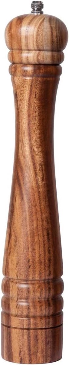 Pepermolen, Zoutmolen, Harde & Verstelbare Keramische Molen, Acaciahout, 30 cm Hoogte