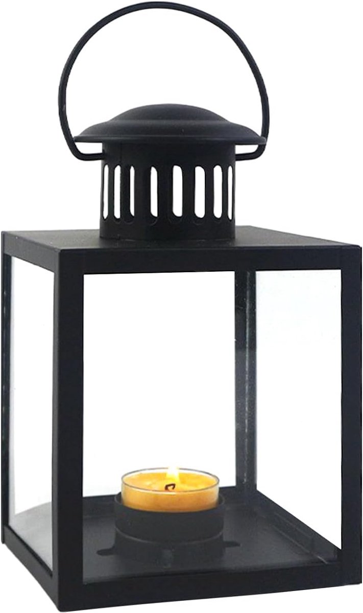 Lantaarns decoratief binnen, hangende bruiloft orkaan lantaarn met helder glas voor woonkamer, veranda, tafel en tuin, Woondecoratie