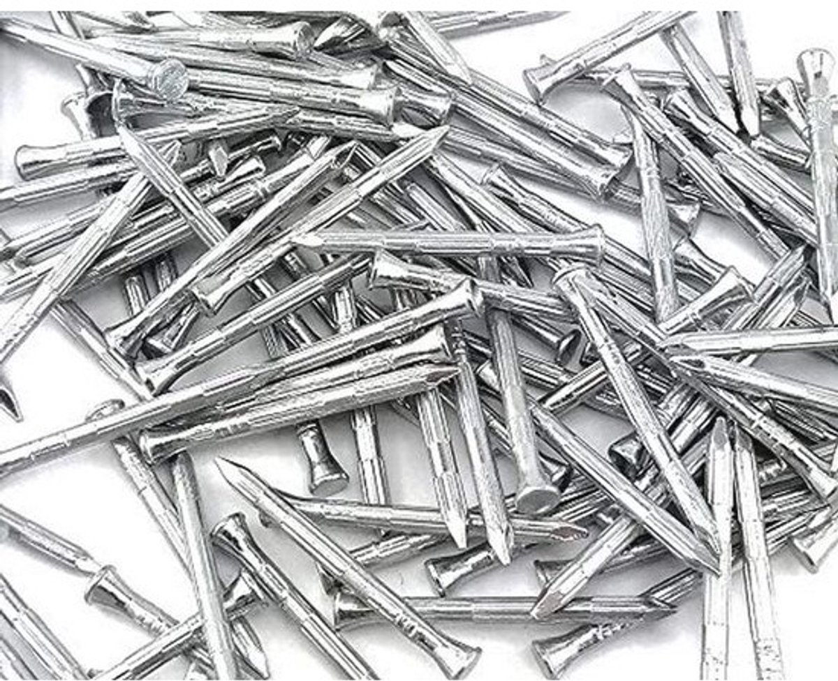 Gegroefde stalen spijkers 2,7 x 40 mm - Perfect voor betonprojecten | 200 stuks