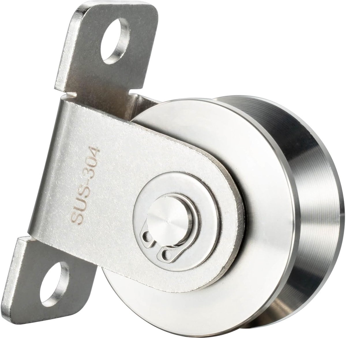 Afbuigrol met 2 kogellagers, V-type afbuigrollen voor 12mm staalkabel, draagkracht 500kg, 1 stuk