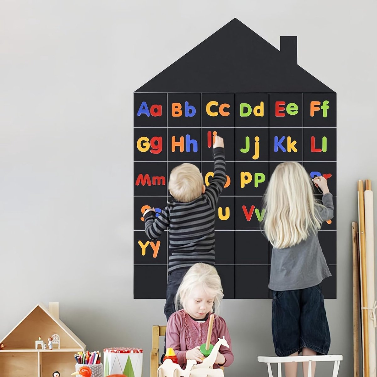 Magnetische letters voor kinderen, 105 alfabetmagneten voor magneetbord, alfabetiseringsset met cijfers, brand: magneetbord, product_type: alfabetmagneten
