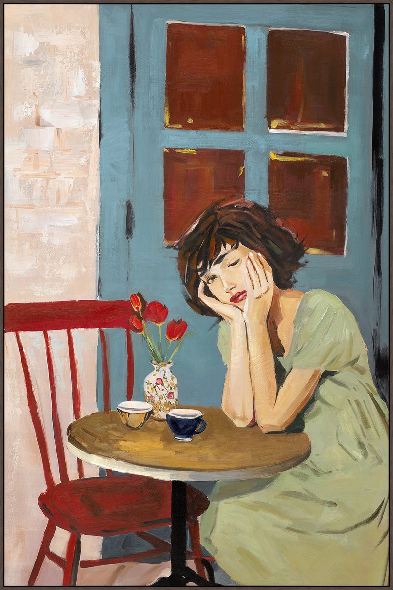 Schilderij Afternoon Pause 70x105cm