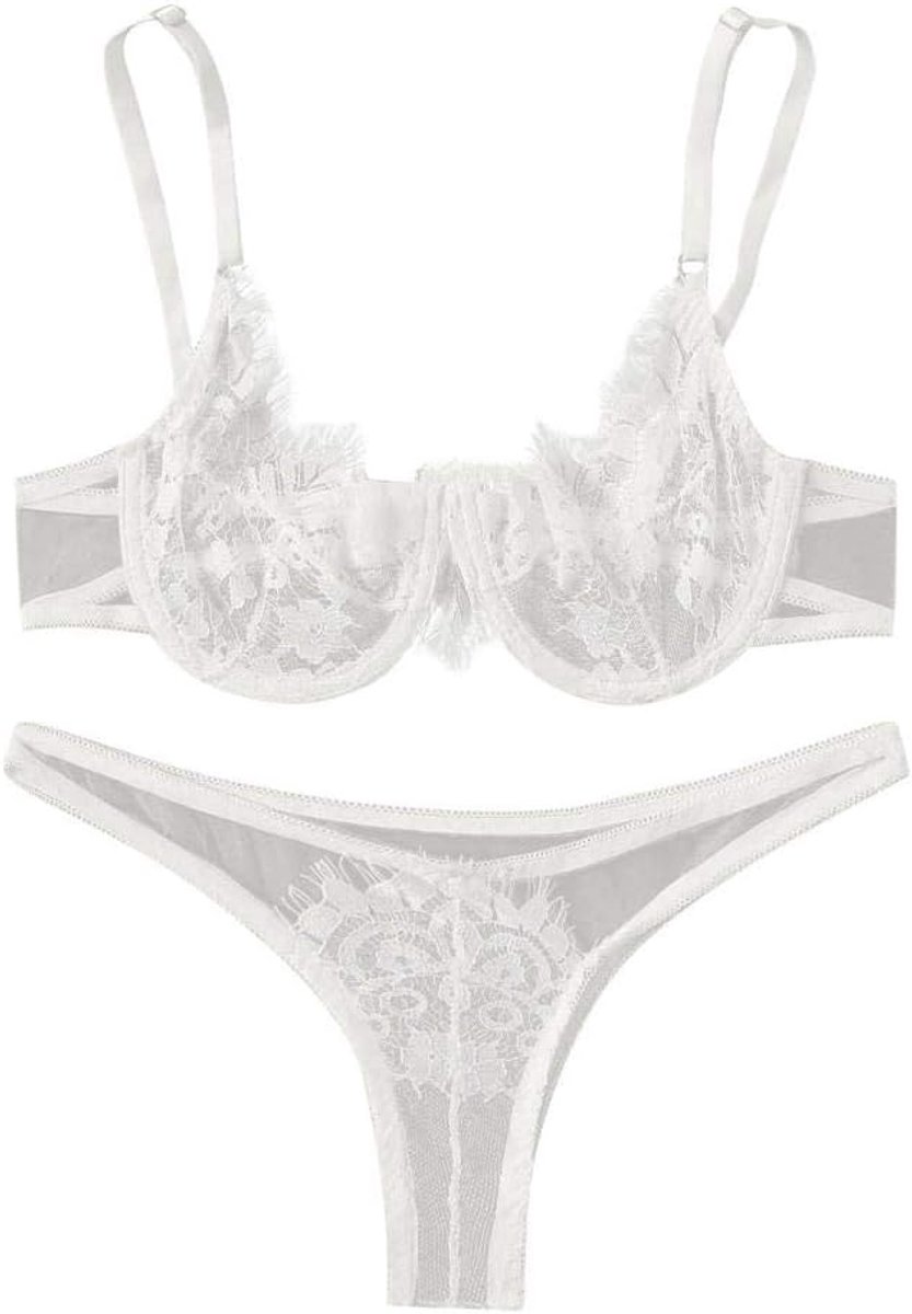 Lingerie Dameslingerie Sexy set kanten Kimono nachtkledingDames Sexy Pyjama Dames Ondergoed Sexy Kant Verleiding Erotische Lingerie Set-WH_L