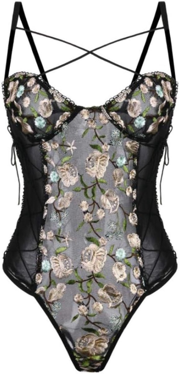 Lingerie Dameslingerie Vrouwen Sexy Kanten Lingerie Beha Borduurwerk Ondergoed Verleiding Transparante Erotische Porno Dames Nachtkleding