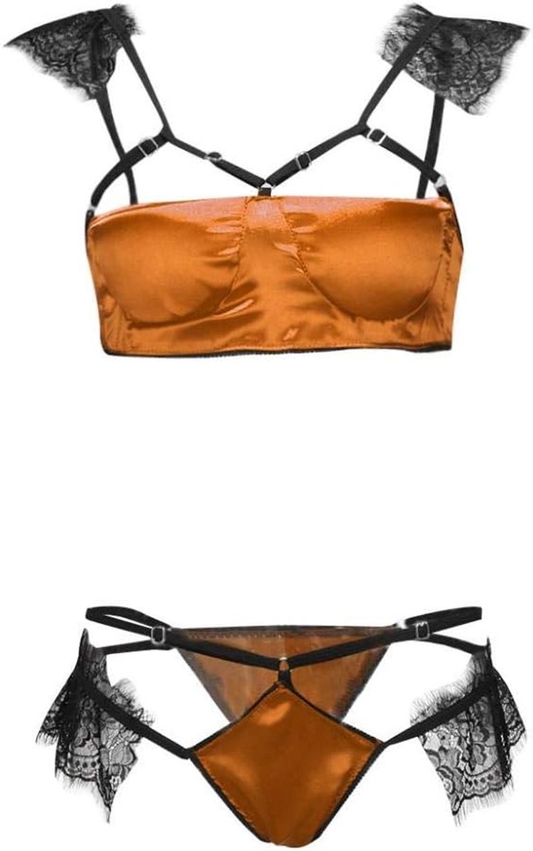 Bodystockings dames Vrouwen Sexy Lingerie Kanten Beha String Verleiding Ondergoed Erotische Porno Vrouwelijke Nachtkleding Set