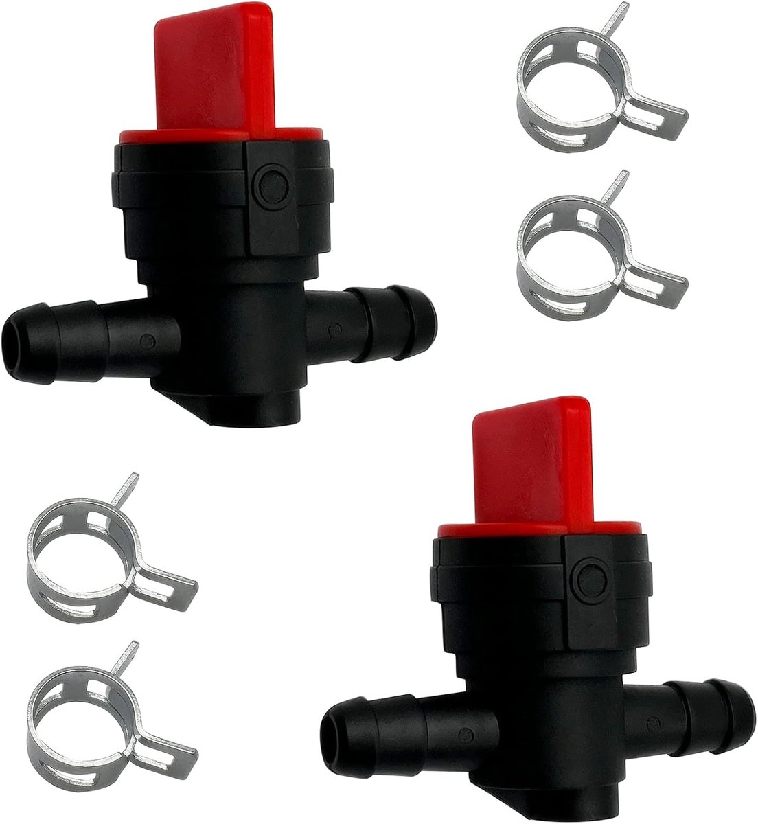1/4" inline brandstof afsluitventiel met klemmen