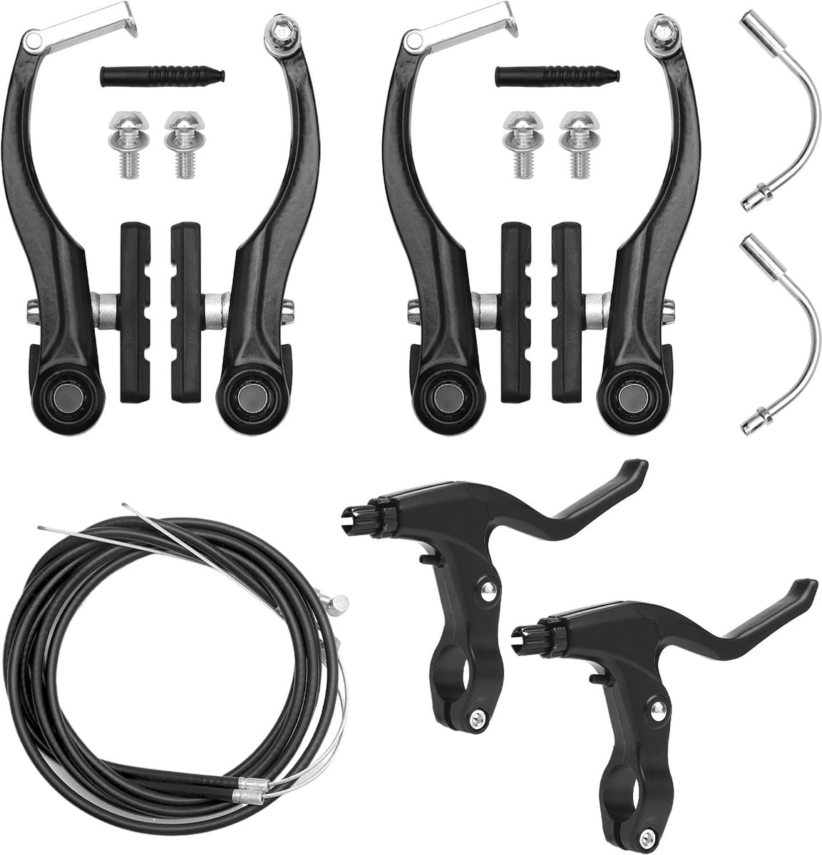 V-remmenset voor Shimano, mountainbike V-rem vervangingsset voor fietsen, racefietsen, MTB BMX