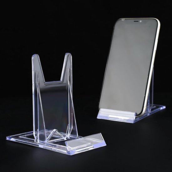 12 stuks acryl standaards bordstandaards kunststof standaards, verstelbare bordhouders, mini schildersezel voor boekstandaards, kaartstandaards, muntstandaards, ansichtkaartstandaards — afbeelding 5