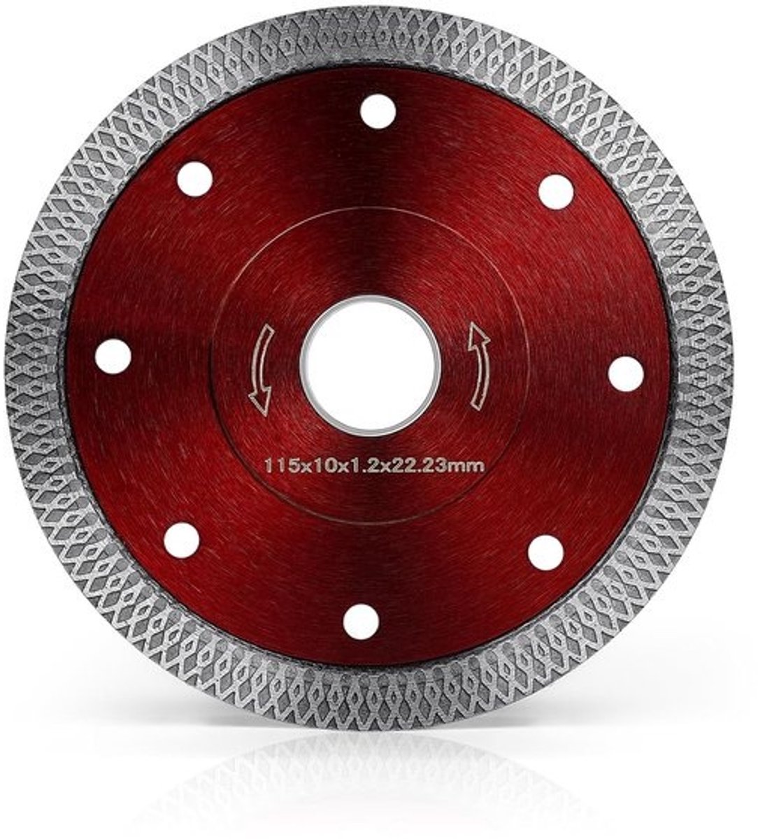 Diamantzaagblad 115 mm voor flensvlechtwerk en golfplaten