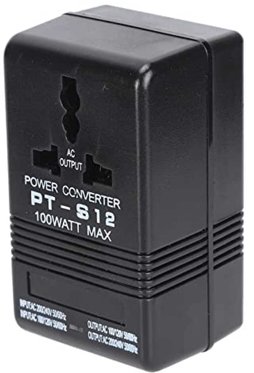 Spanningsomvormer voor reizen, 220 V naar 110 V, 110 V naar 220 V, 100 W, voor internationale reizen