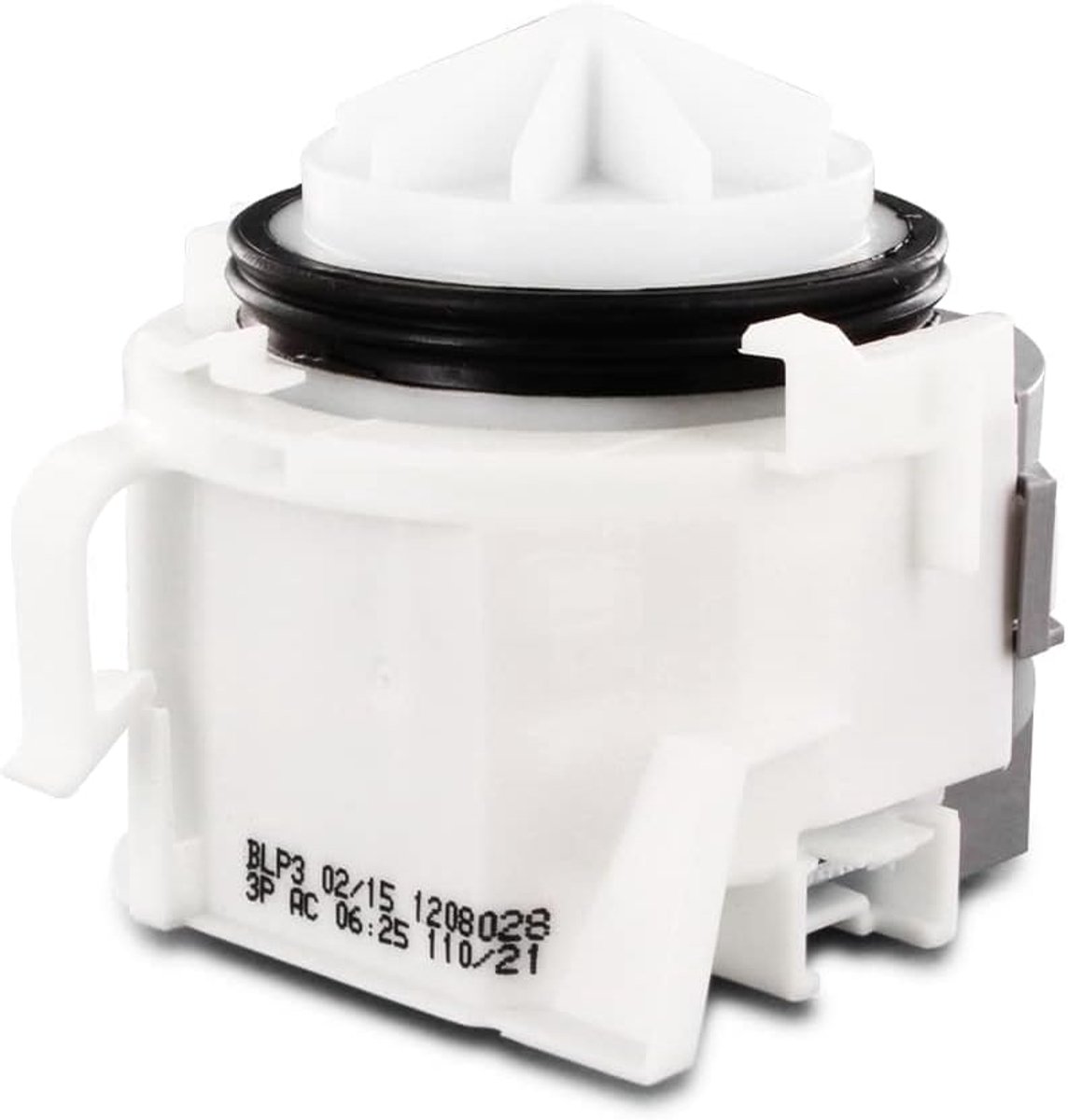 Afvoerpomp voor Bosch Siemens Neff 631200 00631200 BLP3 CL.A UL749 70 x 70 mm kunststof alkalipomp voor vaatwassers zoals iQ100 iQ300 iQ500 iQ700 extraklasse Avantixx-serie 2-serie 4-serie 6
