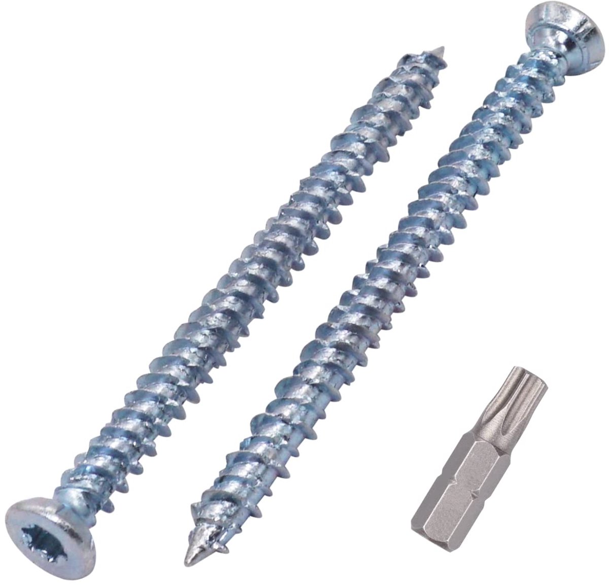 Betonbouten 7.5 x 92 mm - verzinkt - verzonken kop - voor directe bevestiging in beton - ShopVlot