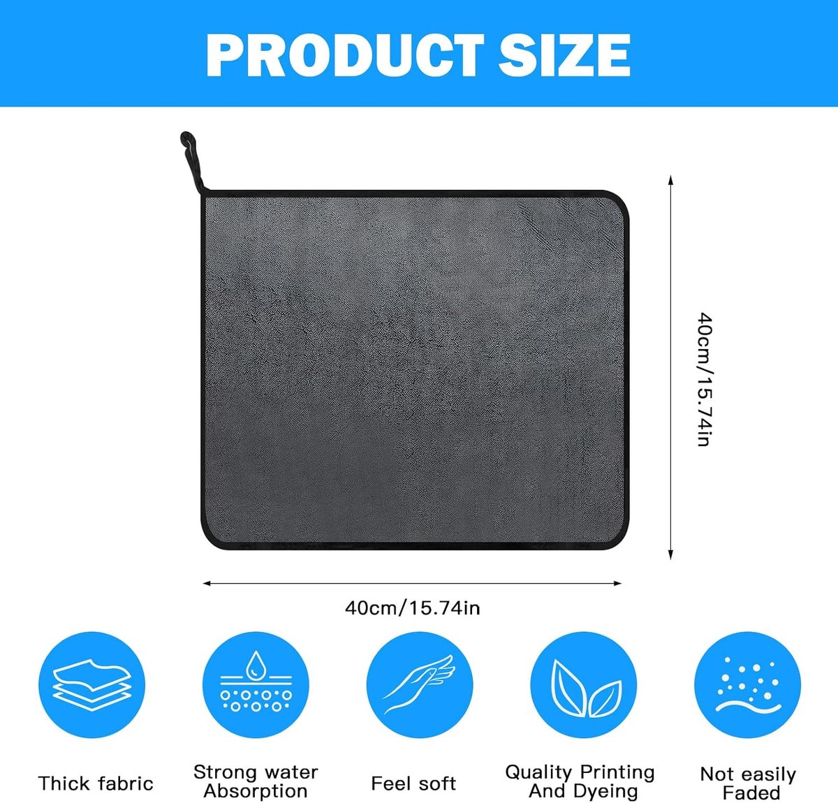 Water Ja-e wonderdoek 40 x 40 cm - ultrafijne microvezeldoeken - super absorberend - ideaal voor auto onderhoud - ShopVlot